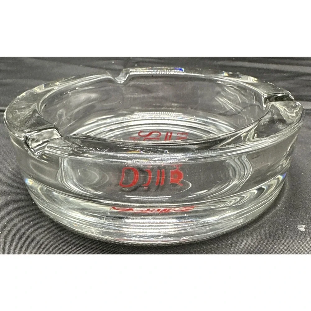 Vintage Embassy Suites Hotel Clear Glass Advertising Collectible Ashtray